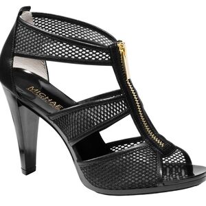 Michael Kors Black Mesh Heels